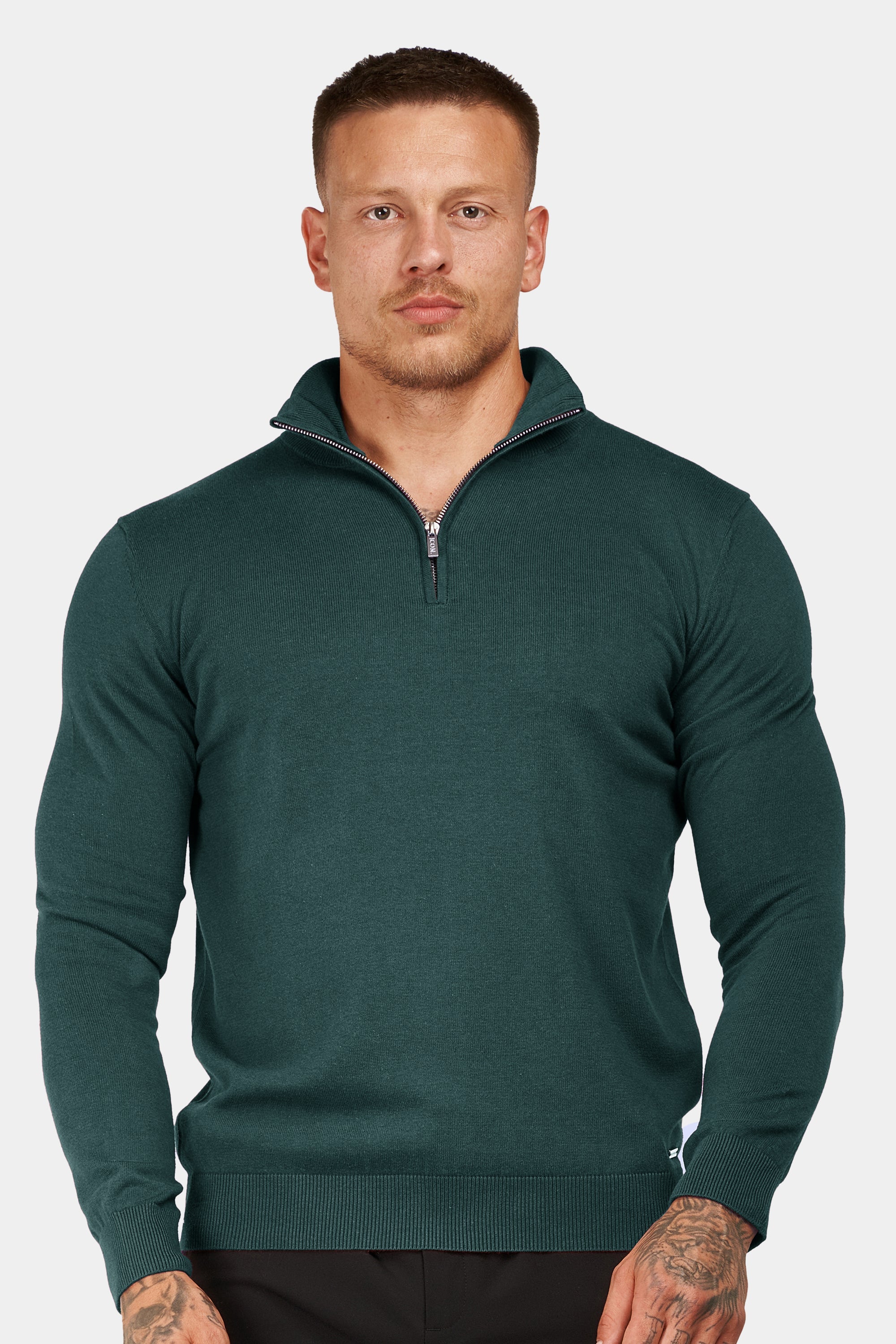 THE BELMONT QUARTER ZIP SWEATER