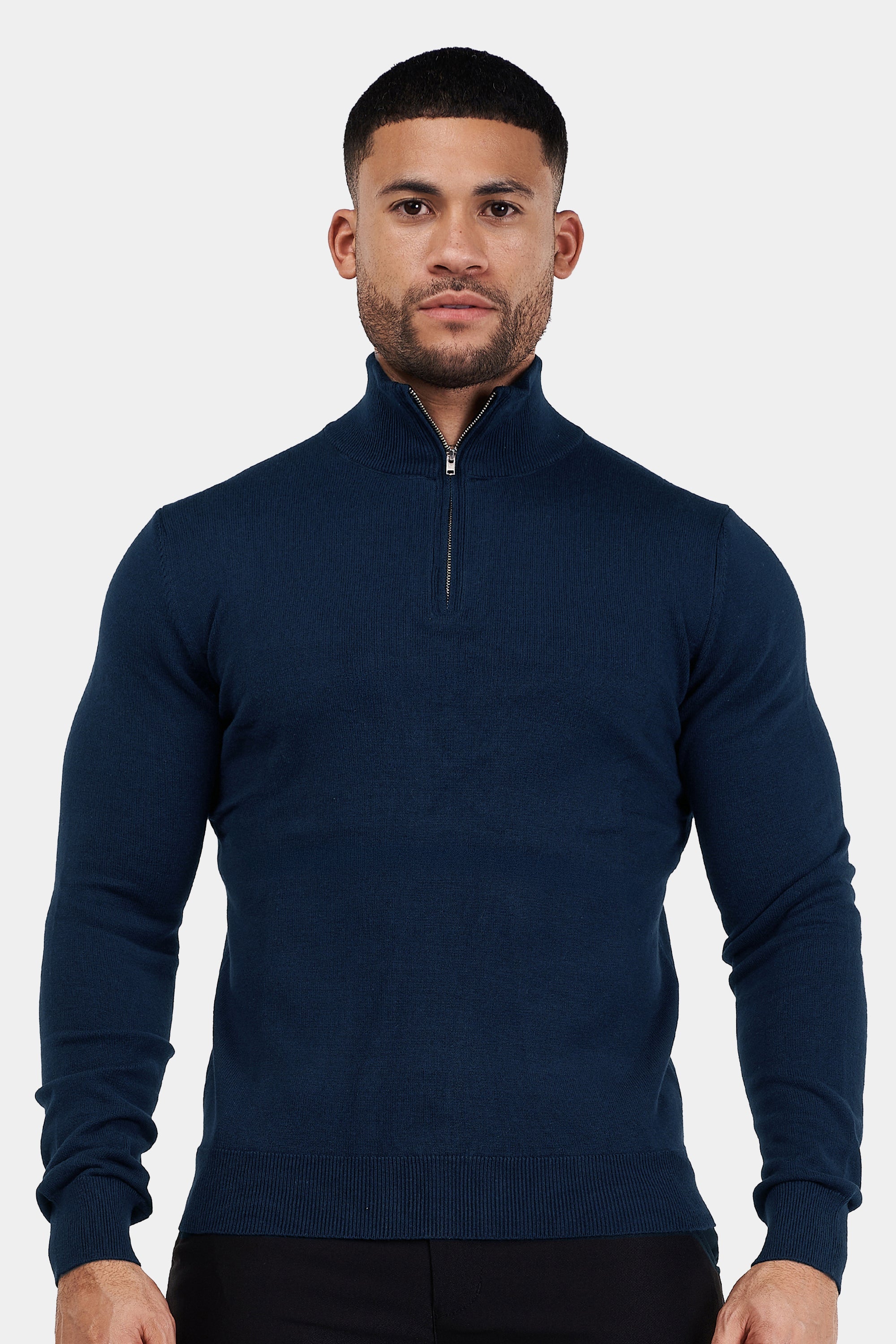 THE BELMONT QUARTER ZIP SWEATER