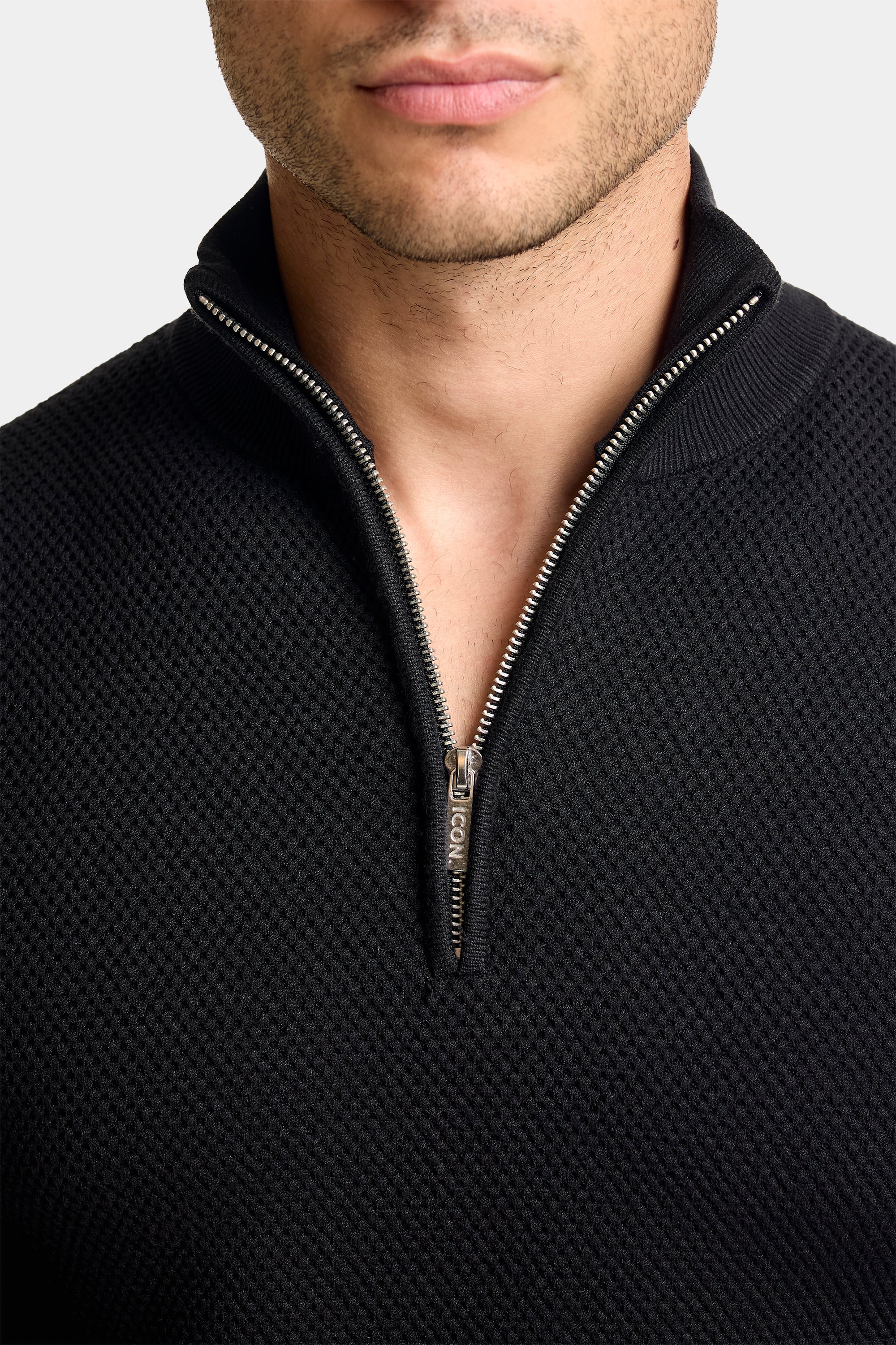 THE KENSIGNTON QUARTER-ZIP SWEATER