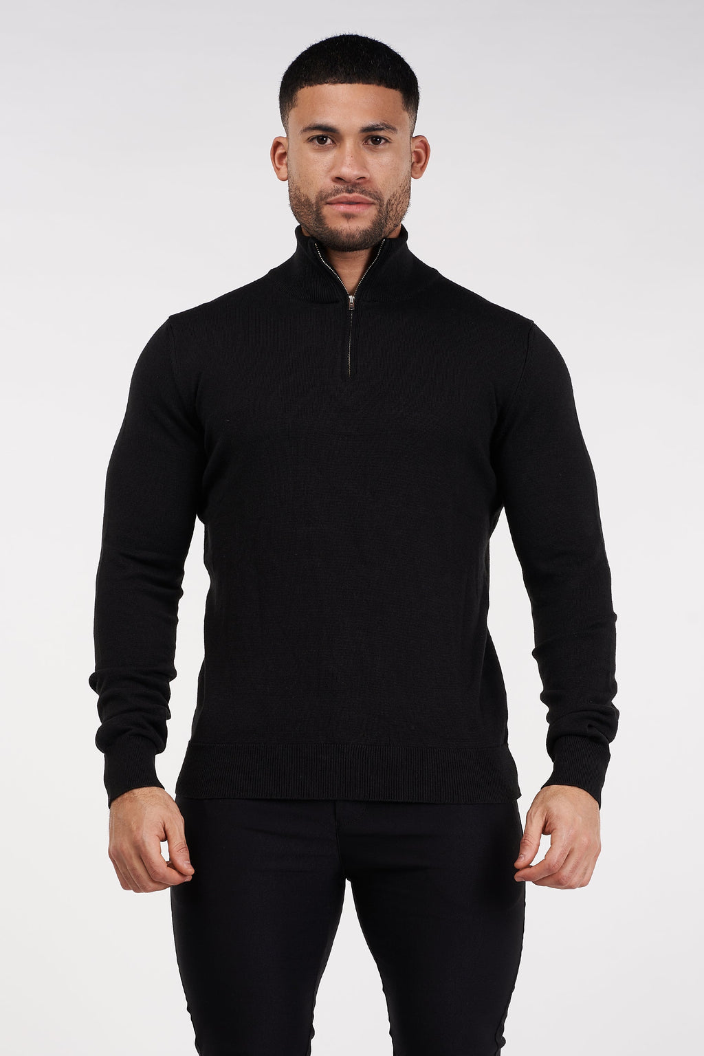 THE BELMONT QUARTER ZIP SWEATER