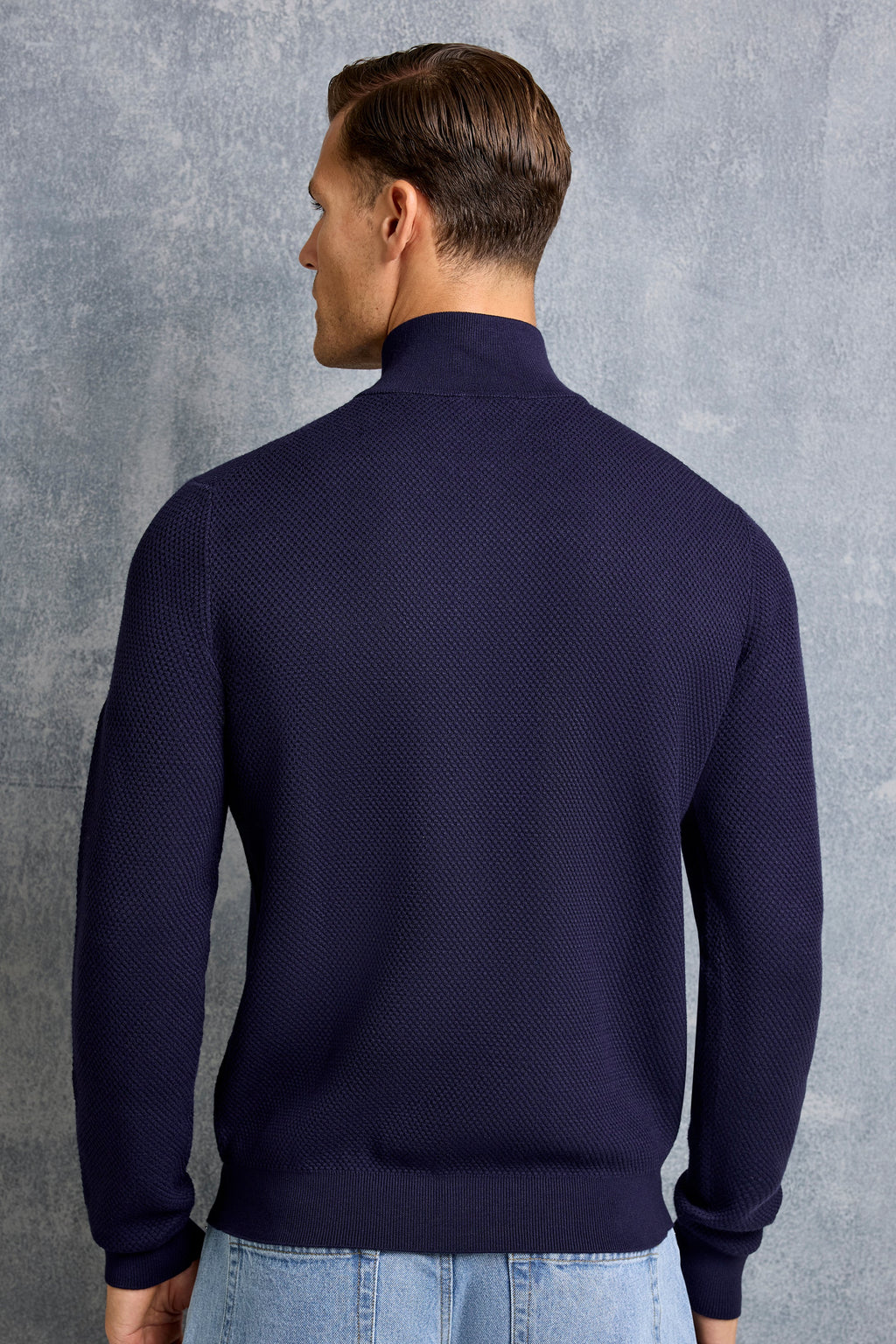 THE HUDSON QUARTER ZIP SWEATER
