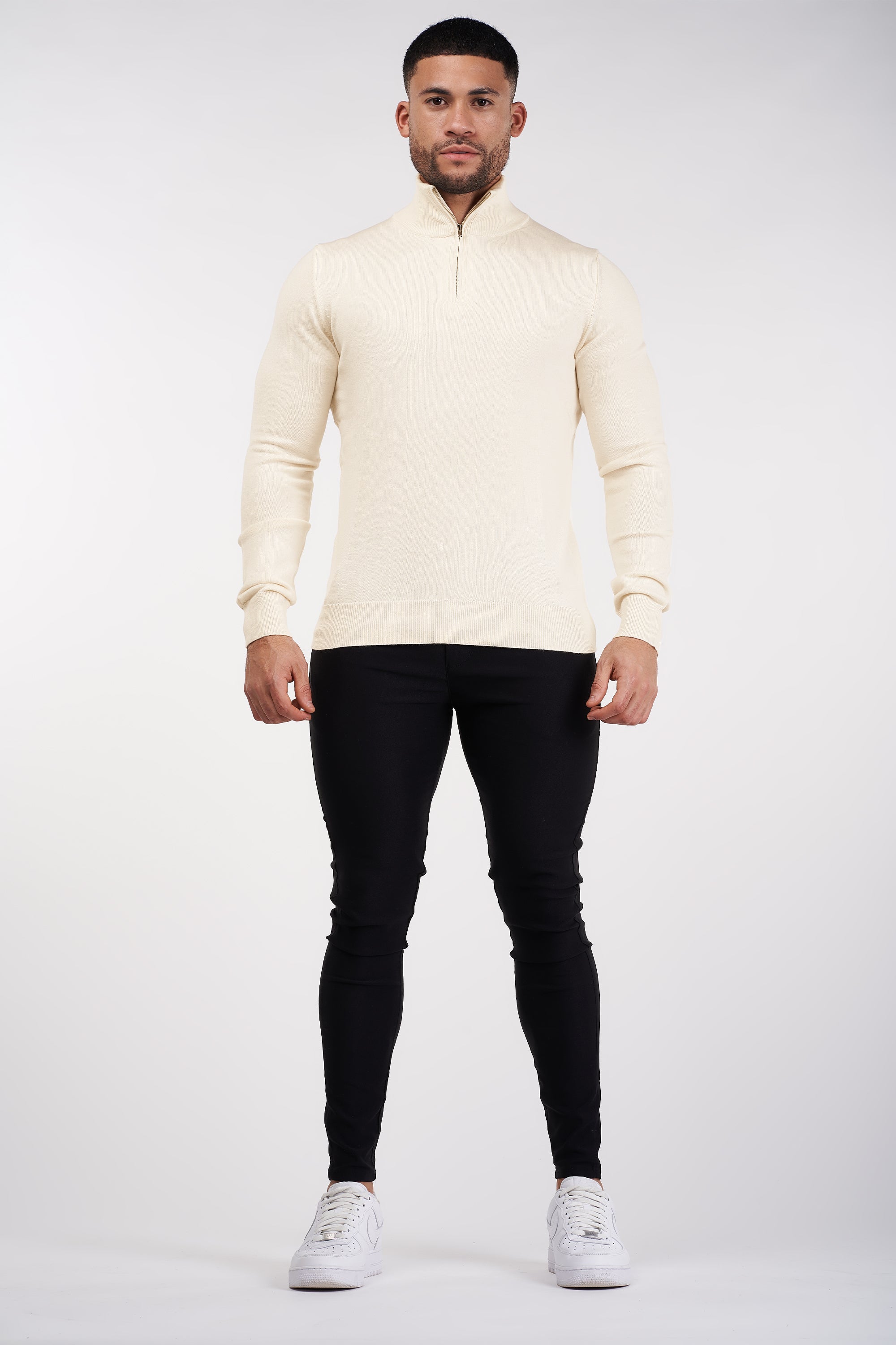THE BELMONT QUARTER ZIP SWEATER