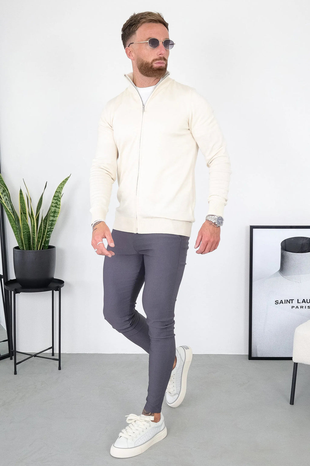 THE BELMONT FULL ZIP SWEATER