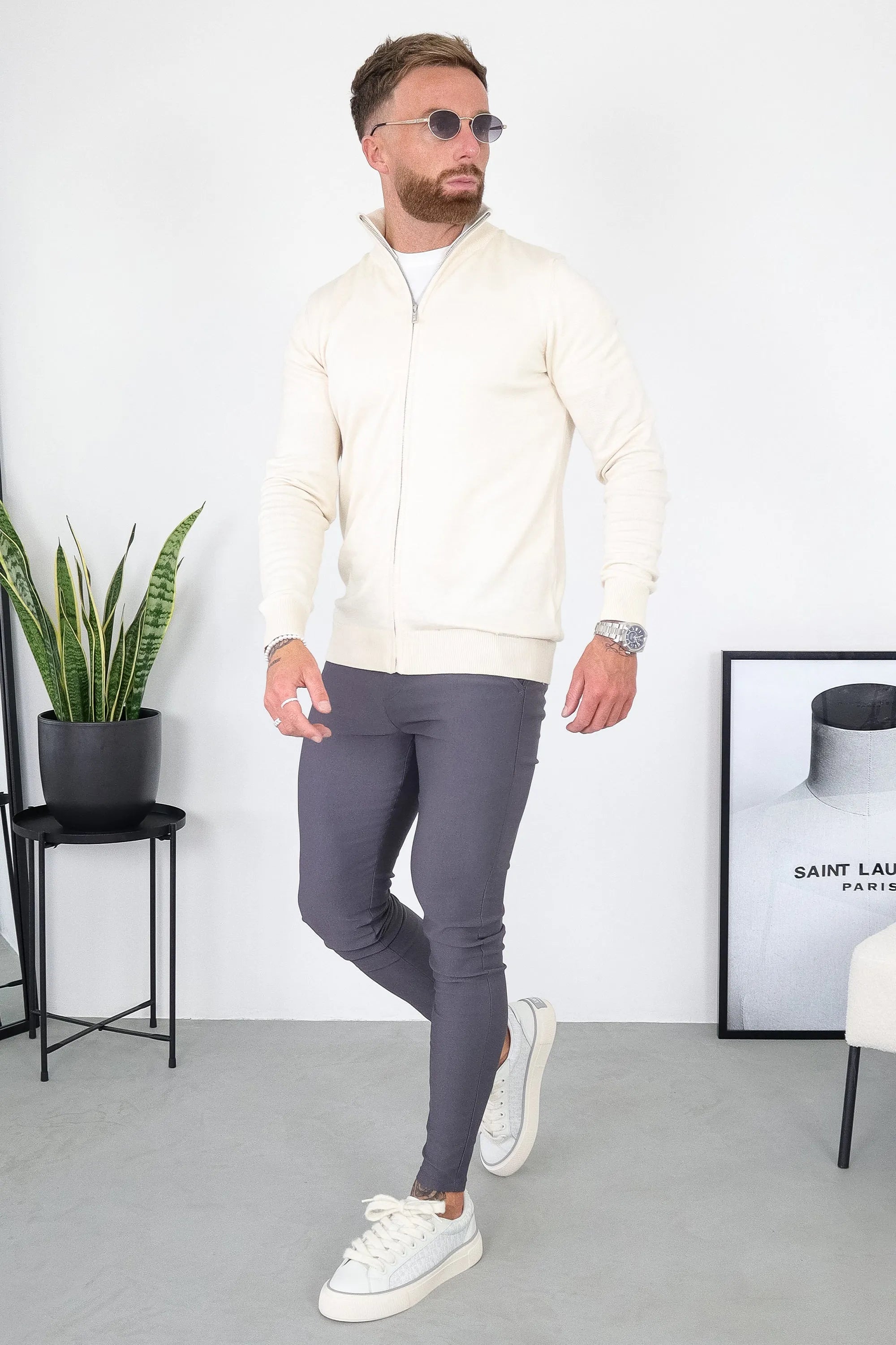 THE BELMONT FULL ZIP SWEATER