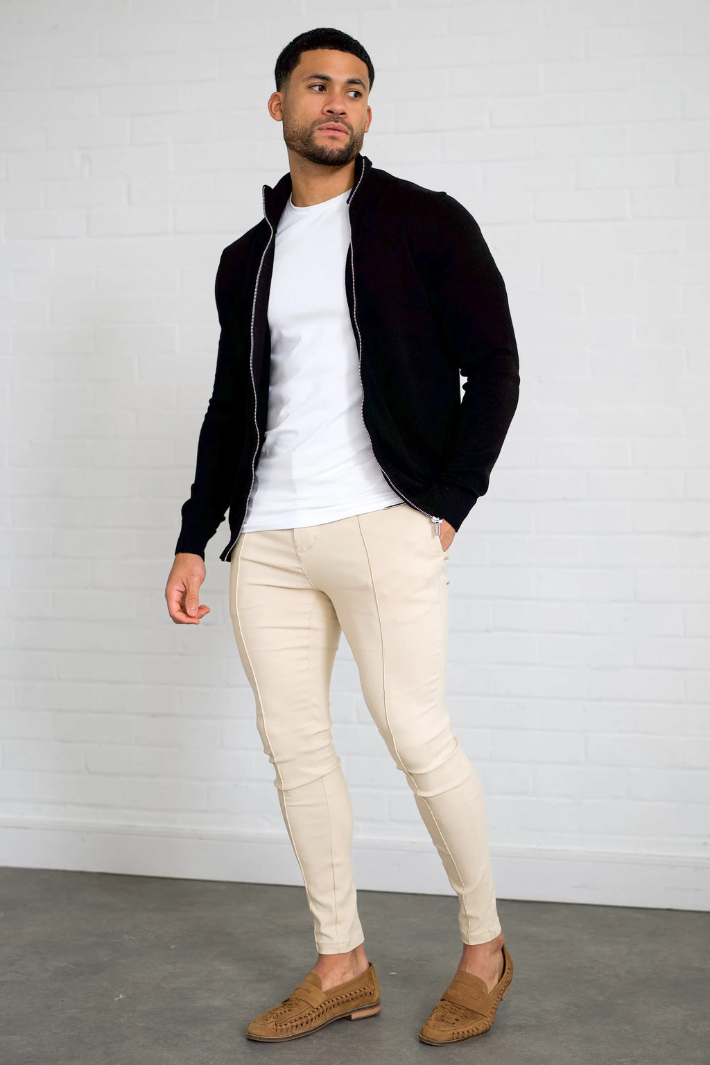 THE BELMONT FULL ZIP SWEATER