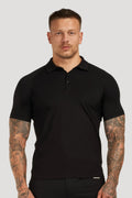 THE MUSCLE BUTTON POLO